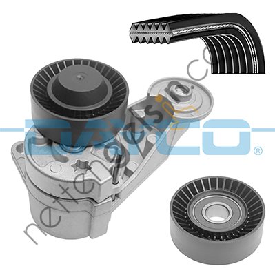 DAYCO KPV943 KANALLI KAYIS SETI (GERGI+KAYIS+RULMAN) VOLVO XC90 I (275) D3 / D5 09>14  VOLVO BİNEK