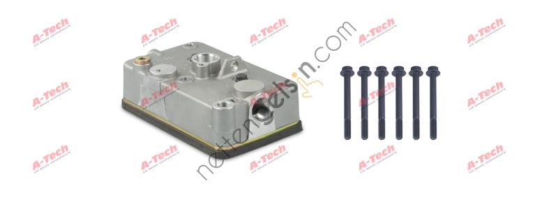 A-TECH 116.01.1210 KOMPRESOR SILINDIR KAPAGI KOMPLE VOLVO FH FH12 FH16 FM FM7 FM12 B10 LP49 & LK49 KNORR-BREMSE  VOLVO AĞIR VASITA