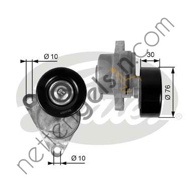 GATES GT:T38376 GERGİ KÜTÜĞÜ CHEVROLET LACETTI 04> 1.4-1.6 25184786 CHEVROLET