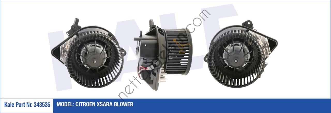 KALE 343535 KALORIFER MOTORU XSARA XSARA II 97>  PEUGEOT-CITROEN BİNEK KALORİFER MOTORU