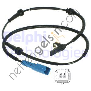 DELPHI SS20133 ABS HIZ SENSORU ON SOL / SAG C2 C3 C3 II C3 PLURIEL P1007 02 / 02>  PEUGEOT-CITROEN BİNEK ABS SENSORU