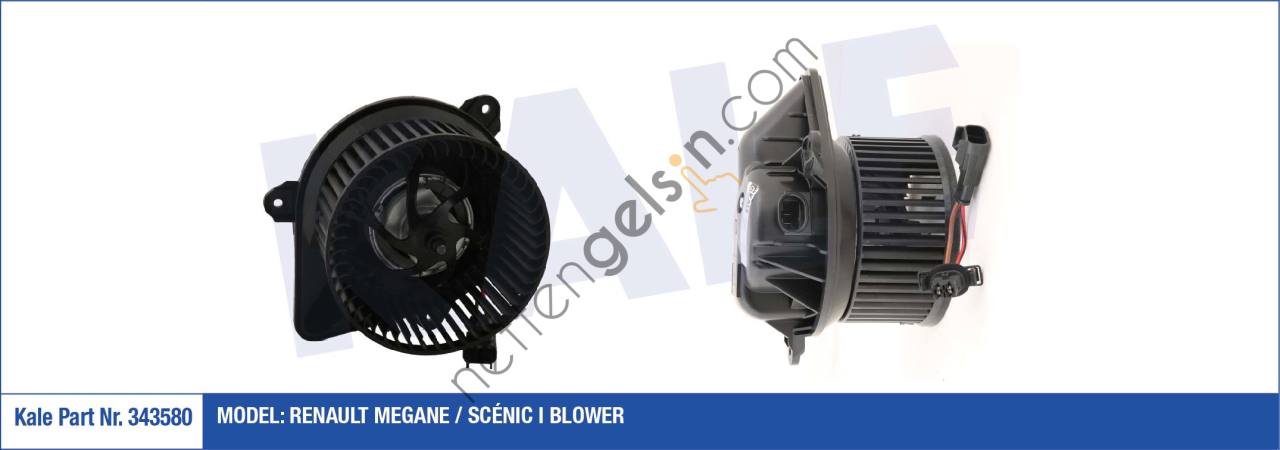 KALE 343580 KALORIFER MOTORU MEGANE I SCENIC I  RENAULT BİNEK KALORİFER MOTORU