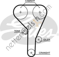 GATES GT:5638XS KAYIŞ TRİGER JP MITSUBISHI COLT 1-5 YM 05- MN119379 MITSUBISHI