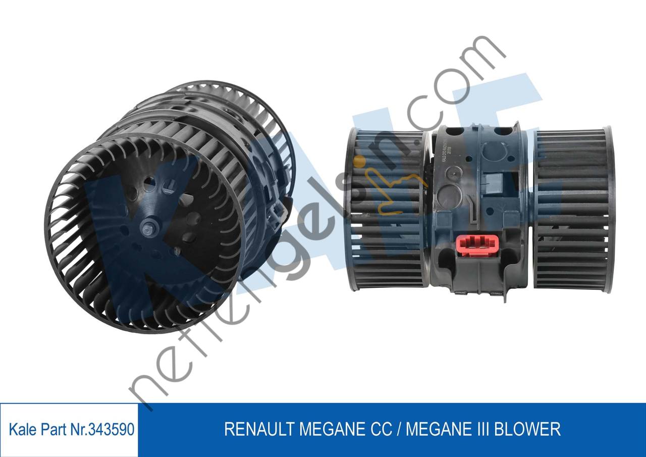 KALE 343590 FAN KALORIFER MOTORU MEGANE III  RENAULT BİNEK KALORİFER MOTORU