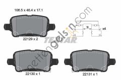 TEXTAR 2212901 FREN BALATASI OPEL ASTRA K ARKA 39037199 OPEL