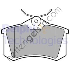 DELPHI LP565 ARKA FREN BALATASI GOLF IV BORA AUDI A1 A3 A4 A6 A8 ALTEA CORDOBA IBIZA III IV V / MEGANE II III MEGANE IV HB FLUENCE / C3 P307 P1007 PARTNER II BERLINGO II C3 PICASSO C3 III DS3 P207 1,4I 1,6I 16V 2,0I 2,0HD P308 C4 P807 C8  RENAULT
