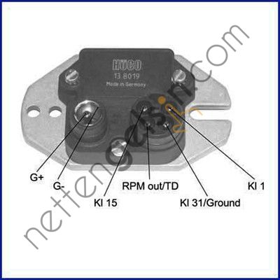 HUCO HC:138019 ATEŞLEME MODÜLÜ 102 MOTOR A0025455932 MERCEDES