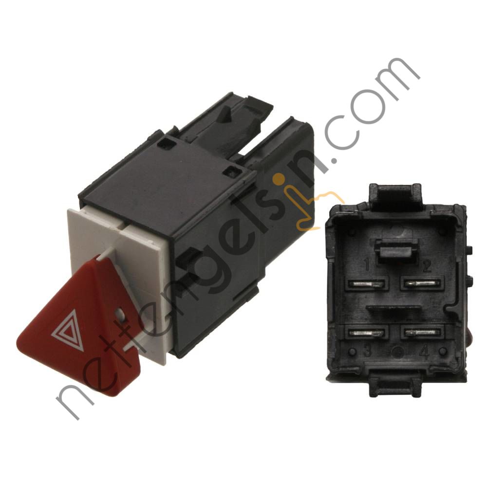 FEBI 38625 DORTLU FLASOR ANAHTARI PASSAT 06>11 3C0953509A (MCAR AN-486 EŞDEĞERİ) VW-AUDI-SEAT-SKODA BİNEK DÖRTLÜ FLAŞÖR