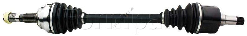 FORMPART 14380068/S AKS SOL KOMPLE BOXER III JUMPER III DUCATO IIII (DIS FREZE:35 IC FREZE:41 BOY: 810MM) PUMA 22DT 120B  FIAT BİNEK AKS MİLİ