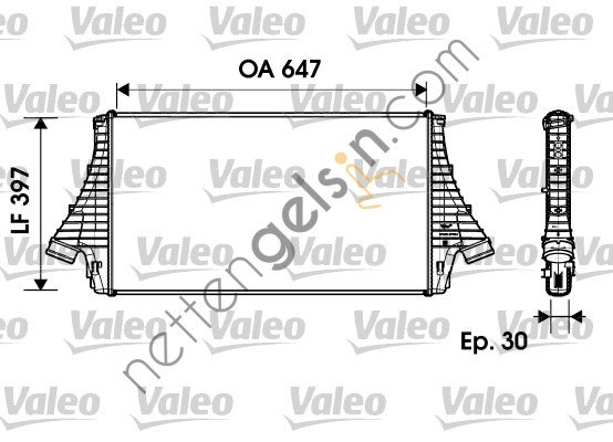 VALEO 817729 RADYATÖR OPEL INTERKOL VECTRA C Z20NET/Y22DTR 6302040 OPEL