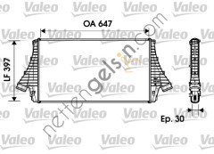 VALEO 817729 RADYATÖR OPEL INTERKOL VECTRA C Z20NET/Y22DTR 6302040 OPEL