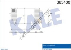 KALE 383400 KLIMA RADYATORU TOYOTA RAV 4 II 00-05 (745×410×16)  TOYOTA BİNEK KLİMA RADYATÖRÜ