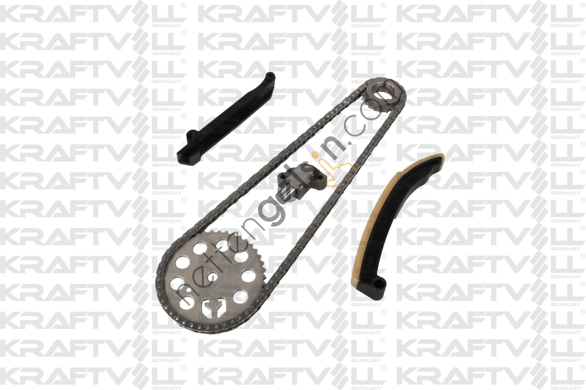 KRAFTVOLL 12100016 EKSANTRIK ZINCIR SETI (M160) FORTWO COUPE 450 04>07 CITY COUPE 450 98>04 CABRIO 450 00>04  MERCEDES BİNEK MOTOR ZINCIR SETI