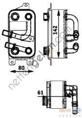 BEHR CLC43000P YAĞ SOĞUTUCUSU E-60/61/65/66 M-54/N-62(CLC43000P) 17217507974 BMW