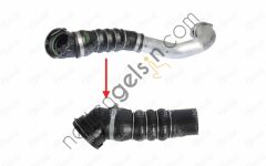 IBRAS 35233 TURBO HORTUMU METAL PARCA HARIC BMW 520d E60 / E61  BMW BİNEK TURBO HORTUMU