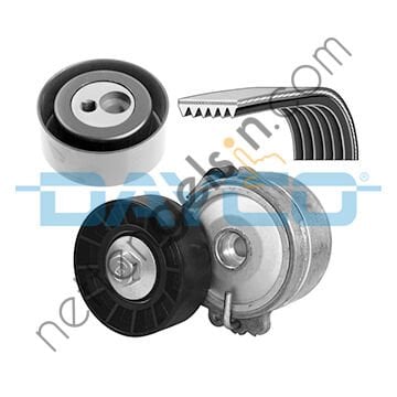 DAYCO KPV119 ALTERNATOR V KAYISI KITI PARTNER II 406 EXPERT BERLINGO II JUMPY XSARA II C8 2.0HDI 8V KLIMALI  PEUGEOT-CITROEN BİNEK V KAYIS GERGI SETI