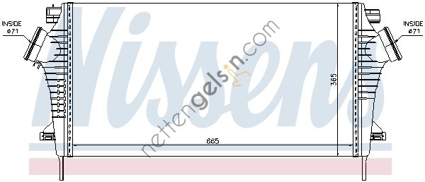 NISSENS 96554 RADYATÖR OPEL INTERKOL INSIGNIA A 1.6-2.0 CDTI 1302647 OPEL