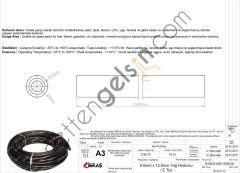 IBRAS 69155 6.0mm x 12.0mm UNIVERSAL YAG HORTUMU ( MAKARALI )E TIPI  GENEL BİNEK RULO HORTUM