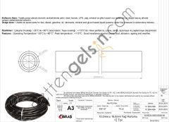 IBRAS 69204 10.0mm x 16.0mm UNIVERSAL YAG HORTUMU ( MAKARALI )E / TIPI  GENEL BİNEK RULO HORTUM
