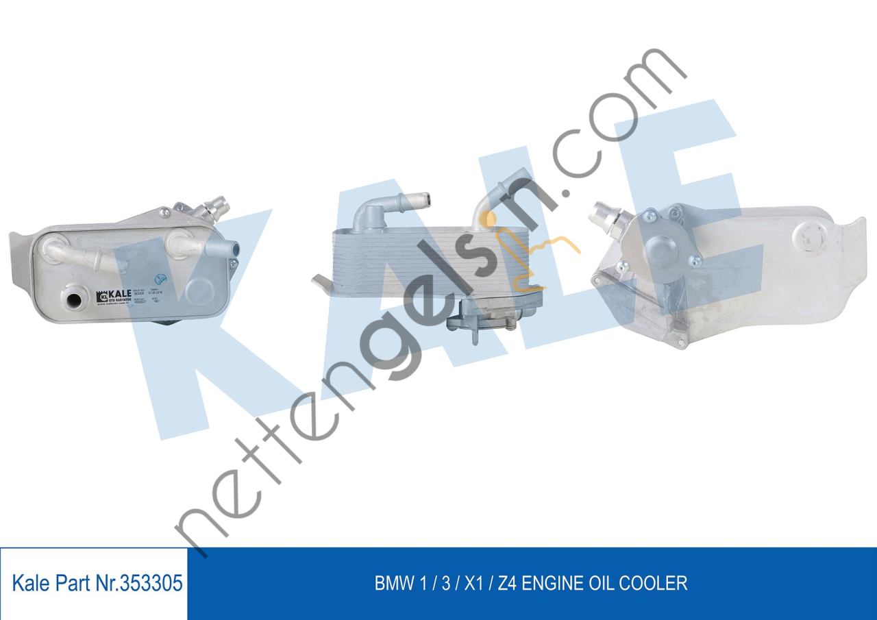 KALE 353305 SANZIMAN YAG SOGUTUCU BMW N52N N53 E81 E90 E91 E92 E93 E84 E89   BMW BİNEK