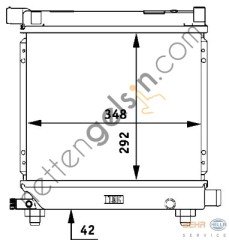 BEHR CR235000S RADYATÖR 124/201 MANUEL A2015003703 MERCEDES