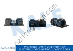 KALE 349180 KALORIFER MOTORU KOMPLE DAF CF65 CF75 CF85 98>00 XF95 97>06 XF105 05>  DAF AĞIR VASITA KALORİFER MOTORU