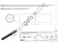 IBRAS 65105 DUZ HORTUM 30mm x 39mm = 100 cm DÜZ ( Metrelik ) HORTUM  VOLVO BİNEK RULO HORTUM