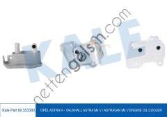 KALE 353380 YAG SOGUTUCUSU ASTRA H Z17DTH  OPEL BİNEK MOTOR YAĞ SOĞUTUCU