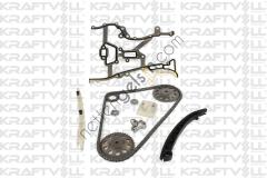 KRAFTVOLL 12100085 EKSANTRIK ZINCIR SETI CONTALI ASTRA G - ASTRA H - COMBO C - CORSA C Z14XEL Z14XEP  OPEL BİNEK MOTOR ZINCIR SETI