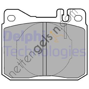 DELPHI LP221 ON FREN BALATASI W123-C123-S123-W126-C126-R107-C107  MERCEDES BİNEK FREN BALATASI