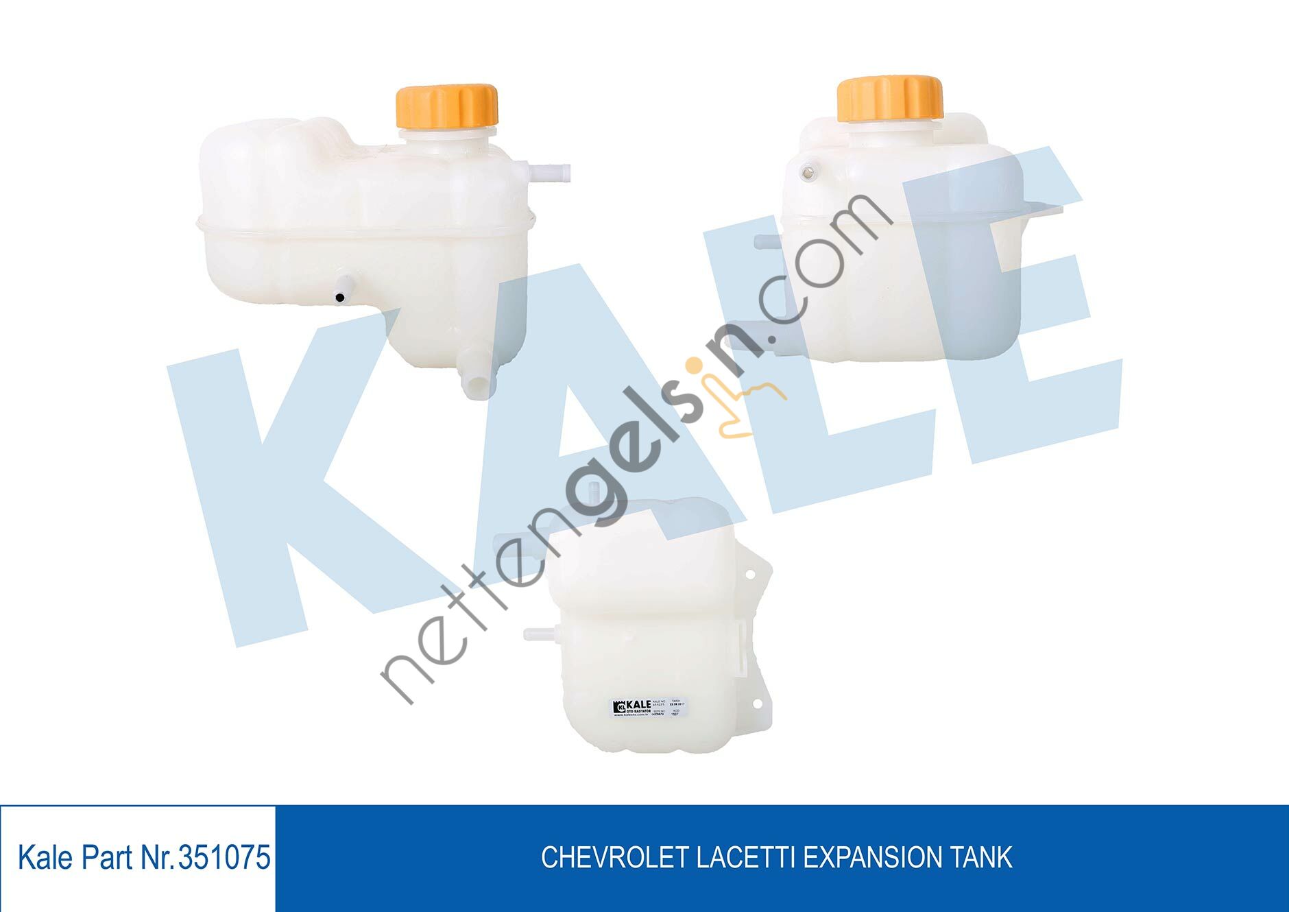 KALE 351075 RADYATOR GENLESME SU DEPOSU LACETTI  CHEVROLET BİNEK YEDEK SU DEPOSU