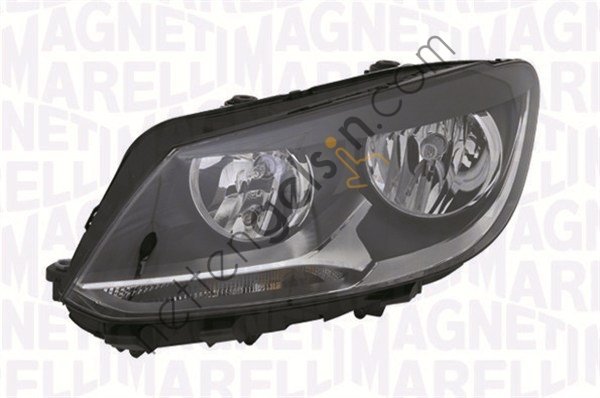MARELLI 710301268204 FAR KOMPLE SAG (ICI SIYAH) CADDY III 10> TOURAN 10>15  VW-AUDI-SEAT-SKODA BİNEK FAR KOMPLE
