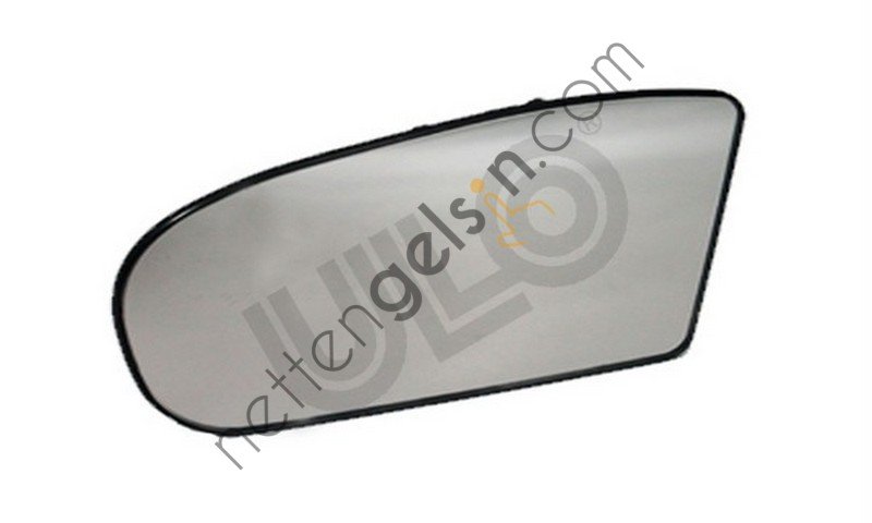 ULO 3037022 DIS DIKIZ AYNA CAMI SOL (ISITMALI, ASFERIK) C-CLASS W203 00>06 CL203 02>06 S203 01>06 ORJINAL  MERCEDES BİNEK DIKIZ AYNA CAMI