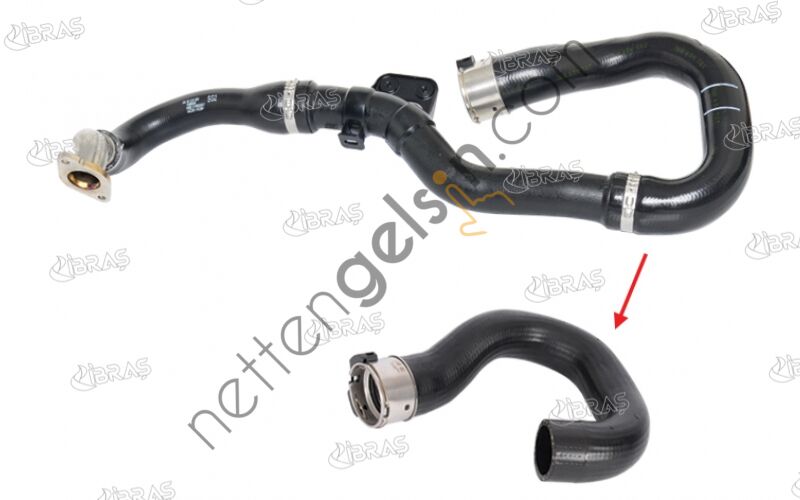 IBRAS 21347 TURBO HORTUMU PLASTIK PARCA HARIC CORSA D 1.3 CDTI  OPEL BİNEK TURBO HORTUMU
