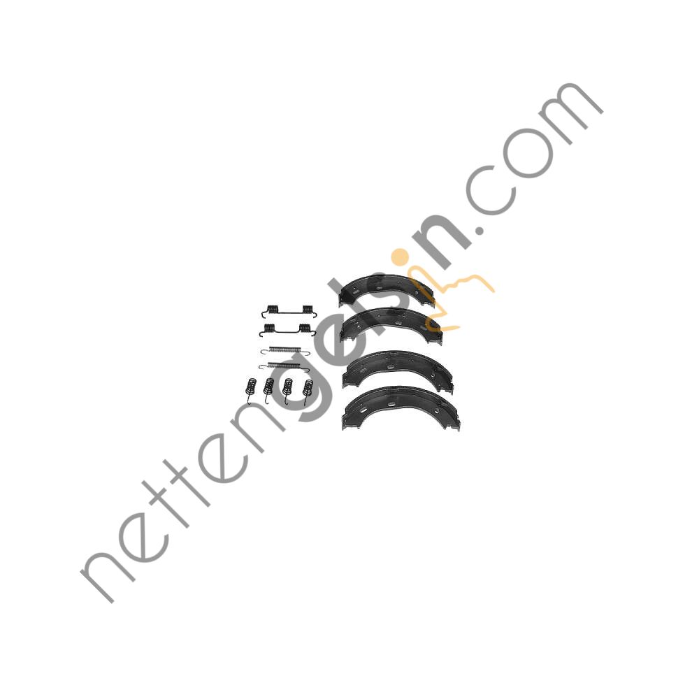 SWAG 10908324 FREN PABUCLARI TAKIMI EL FRENI ICIN, MONTAJ MALZEMELI MERCEDES MODEL 111 (FINTAIL) MODEL 114 ( /8) M  MERCEDES BİNEK FREN BALATASI