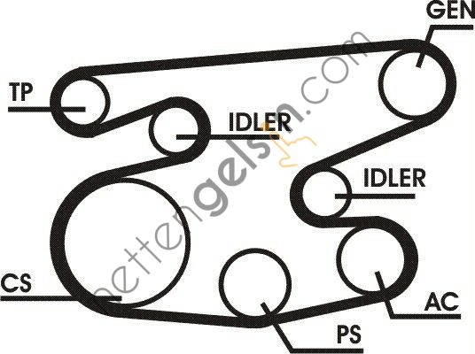 CONTITECH CT:6PK2236 KAYIŞ VW ŞARZ T4 2.5 TDİ CRV KLİMALI 074260849 VW