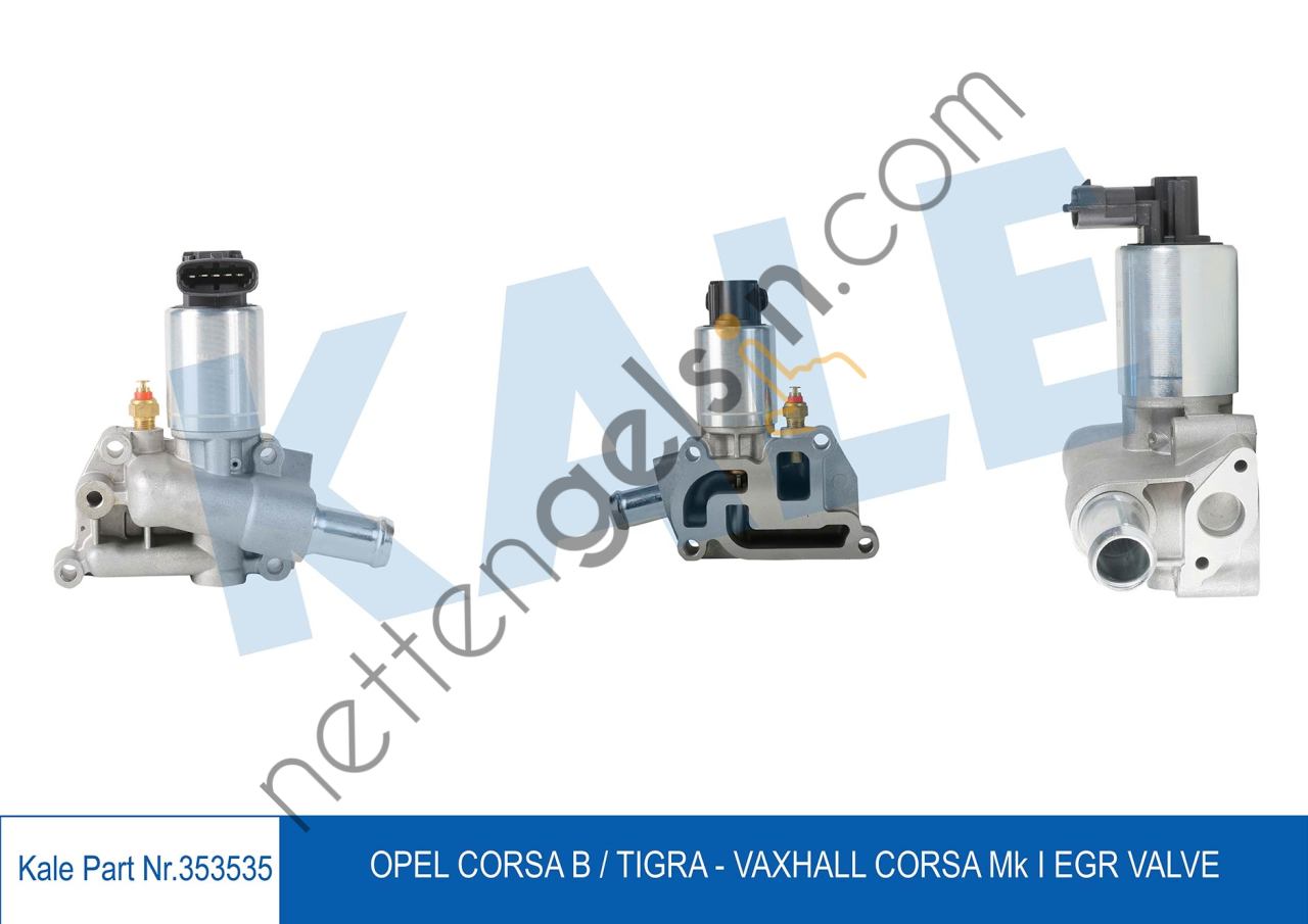 KALE 353535 EGR VALFI CORSA B TIGRA A 1,0 12V X10XE X12XE  OPEL BİNEK EGR VALFİ