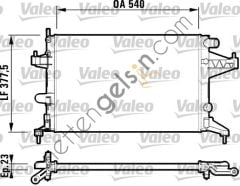 VALEO 732826 MOTOR SU RADYATORU (KLIMALI) Z14XE CORSA C TIGRA B  OPEL BİNEK MOTOR SU RADYATORU