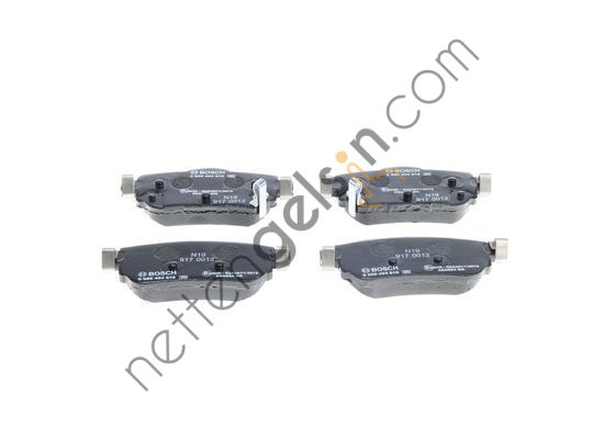 BOSCH 0986494816 ARKA FREN BALATASI QASHQAI 2013> RENAULT KADJAR 2015>  NISSAN BİNEK FREN BALATASI
