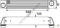 BEHR CI189000P INTERKOL RADYATÖRÜ E-60/61 M-47 N / M-57 N 17517795823 BMW