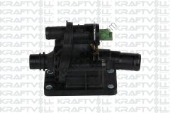 KRAFTVOLL 08100007 TERMOSTAT YUVASI KOMPLE PARTNER II 307 YM 206 EXPERT III 207 308 407 C4 C5 II JUMPY III C3 II BERLIN  PEUGEOT-CITROEN BİNEK TERMOSTAT