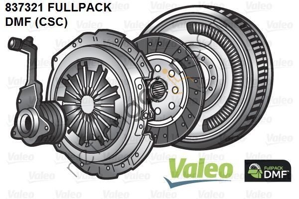 VALEO 837321 DMF VOLANT+DEBRIYAJ SETI+RULMAN VW TRANSPORTER V 2.5 TDI (03>09)  VW-AUDI-SEAT-SKODA BİNEK VOLANT