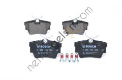 BOSCH 0986494040 ARKA FREN BALATASI TRAFIC-VIVARO 08&sol;01--> ( GDB1479 )  RENAULT BİNEK FREN BALATASI