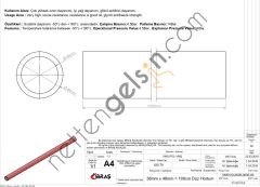 IBRAS 65764 3 KAT POLYESTERLI SILIKON 38mm DUZ HORTUM 1 MT  GENEL BİNEK RULO HORTUM