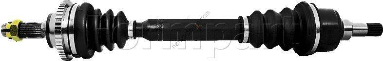 FORMPART 21380028/S AKS SOL KOMPLE P206 (DIS FREZE:25 IC FREZE:22 BOY:599MM) ABSLI: 48 DIS TU5JP4(1,6 16V)  PEUGEOT-CITROEN BİNEK AKS MİLİ