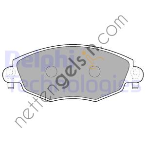 DELPHI LP1533 FREN BALATASI ON FORD MONDEO / JAGUAR X TYPE  FORD BİNEK FREN BALATASI