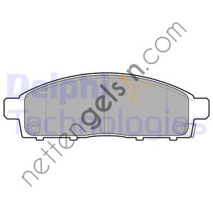 DELPHI LP2074 ON FREN BALATASI L200 2,5DI-D 05/06-->  MITSUBISHI BİNEK FREN BALATASI