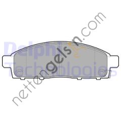 DELPHI LP2074 ON FREN BALATASI L200 2,5DI-D 05/06-->  MITSUBISHI BİNEK FREN BALATASI