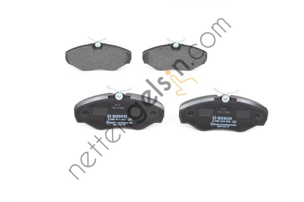 BOSCH 0986424636 ON FREN BALATASI TRAFIC II VIVARO 01>  RENAULT BİNEK FREN BALATASI