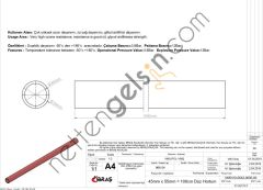 IBRAS 65767 3 KAT POLYESTERLI SILIKON 45mm DUZ HORTUM 1 MT  GENEL BİNEK RULO HORTUM